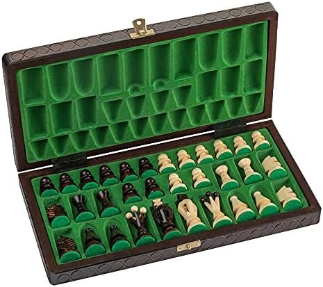 Mini jeu d'échecs rond en bois personnalisé fait main/poche d'échecs voyageur